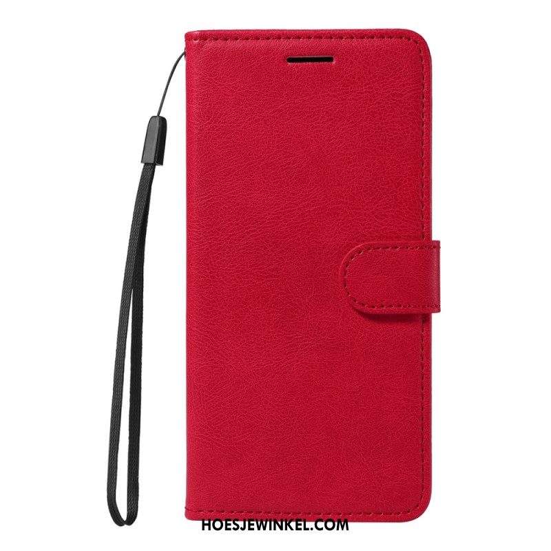 Leren Hoesje Voor Xiaomi Redmi Note 15 Pro Plus 5g Monochroom