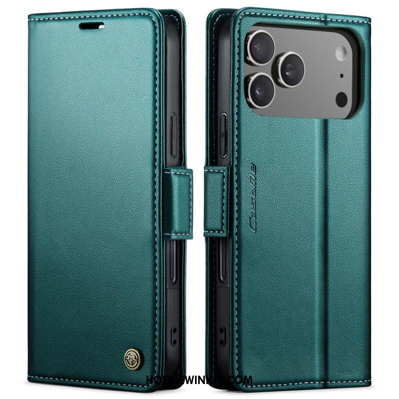 Leren Hoesje Voor iPhone 17 Pro Max Caseme