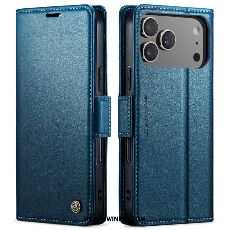 Leren Hoesje Voor iPhone 17 Pro Max Caseme