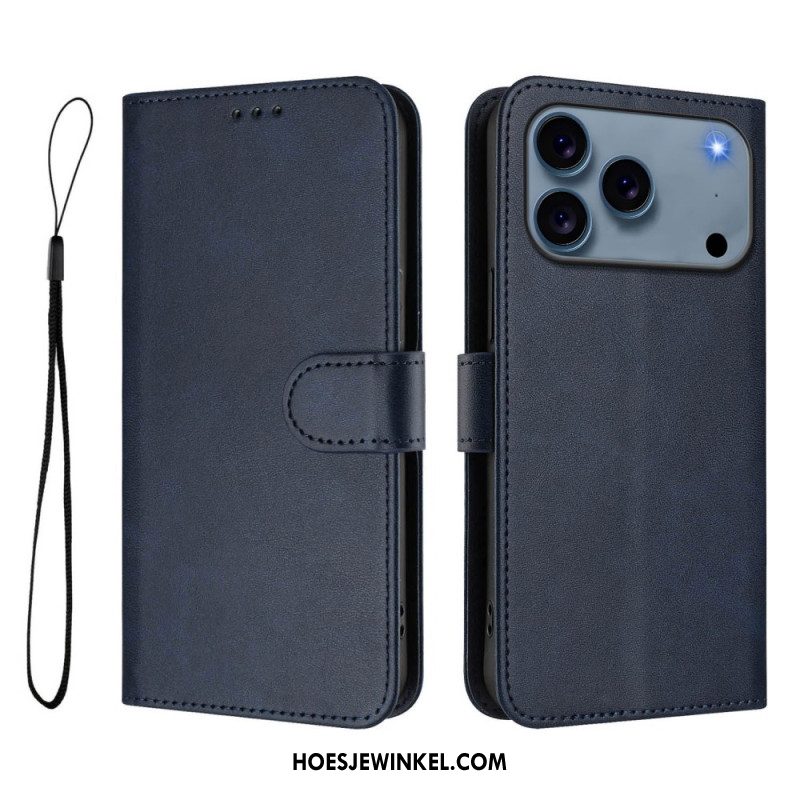 Leren Hoesje Voor iPhone 17 Pro Rfid-bescherming