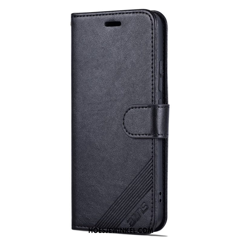 Leren Hoesje Xiaomi 14 Azns Leerstijl Bescherming Hoesje
