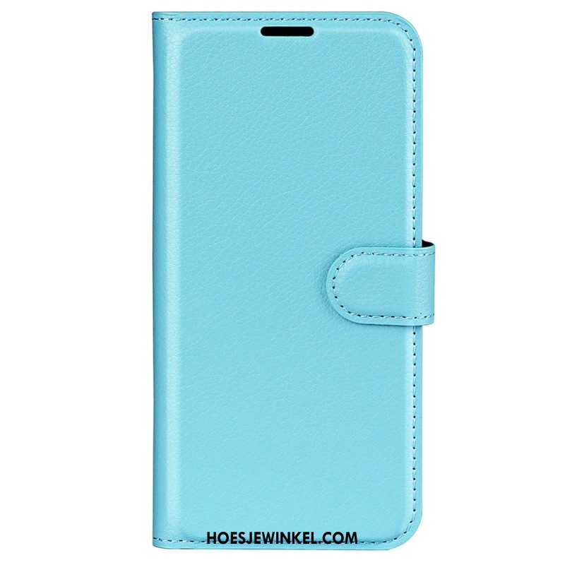 Leren Hoesje Xiaomi 14 Klassiek Litchi Kunstleer Bescherming Hoesje