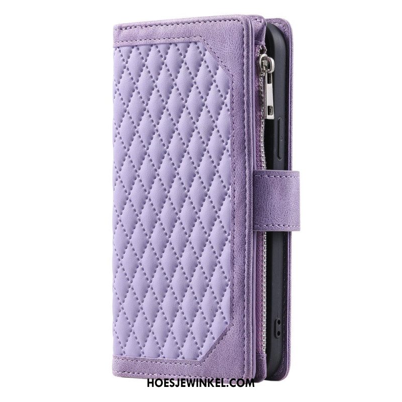 Leren Hoesje Xiaomi 15 Gewatteerd Portemonnee Bescherming Hoesje