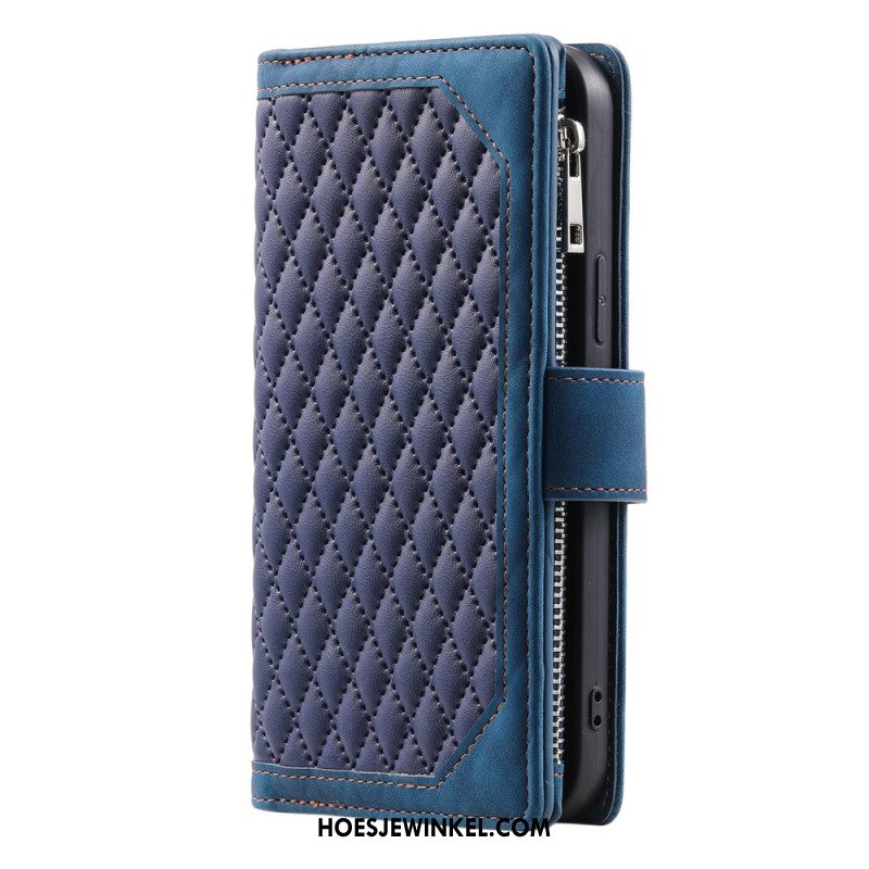 Leren Hoesje Xiaomi 15 Gewatteerd Portemonnee Bescherming Hoesje