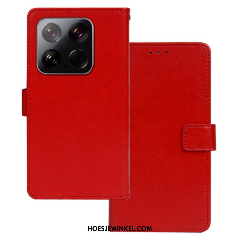 Leren Hoesje Xiaomi 15 Idewei Bescherming Hoesje