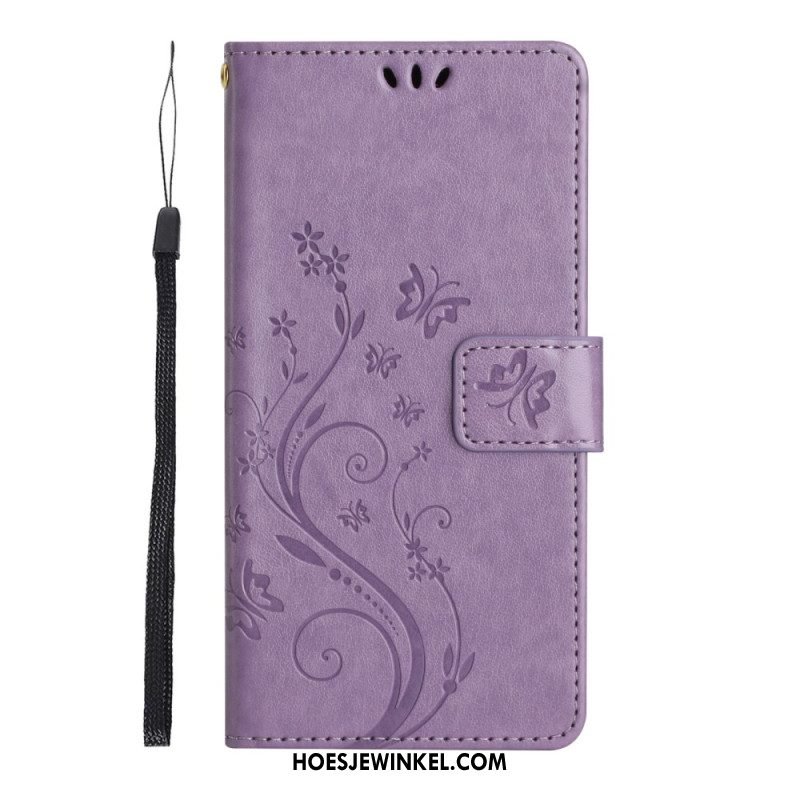 Leren Hoesje Xiaomi 15 Pro Bloemen Bescherming Hoesje