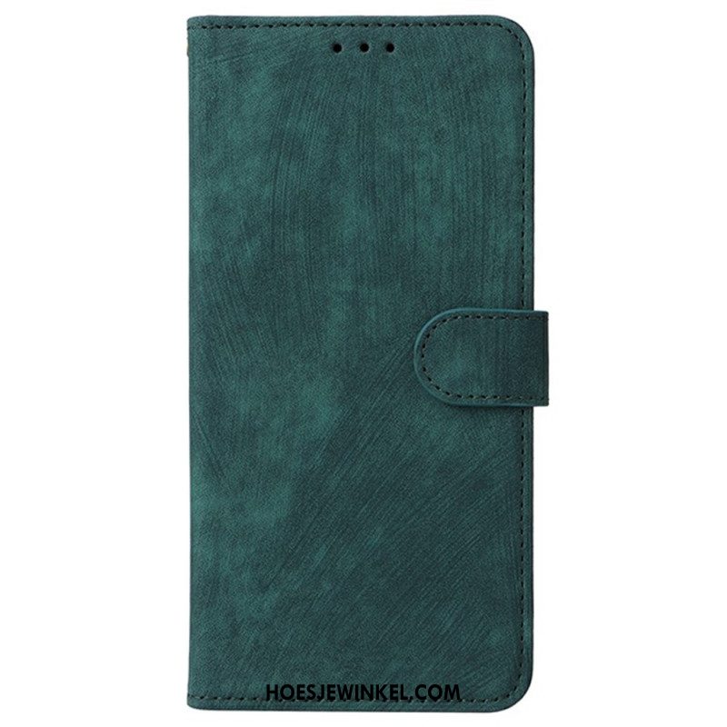 Leren Hoesje Xiaomi 15 Pro Rfid-bescherming Suède-effect Bescherming Hoesje
