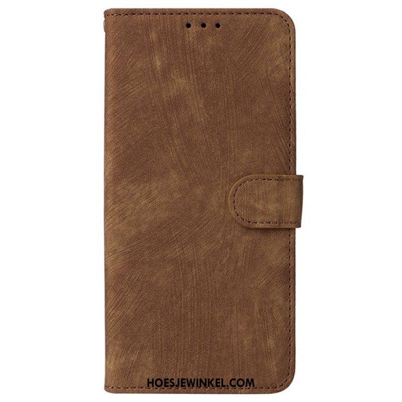 Leren Hoesje Xiaomi 15 Pro Rfid-bescherming Suède-effect Bescherming Hoesje