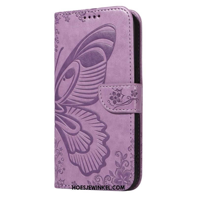 Leren Hoesje Xiaomi 15 Pro Vlinderdesign Bescherming Hoesje