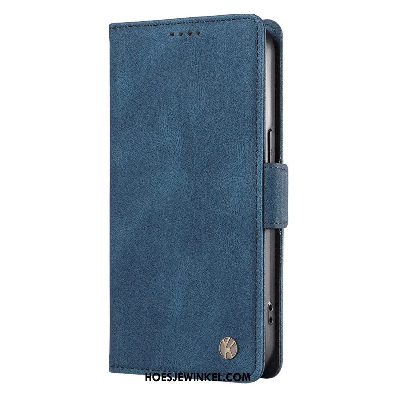 Leren Hoesje Xiaomi 15 Pro Yikatu Suède-effect Bescherming Hoesje