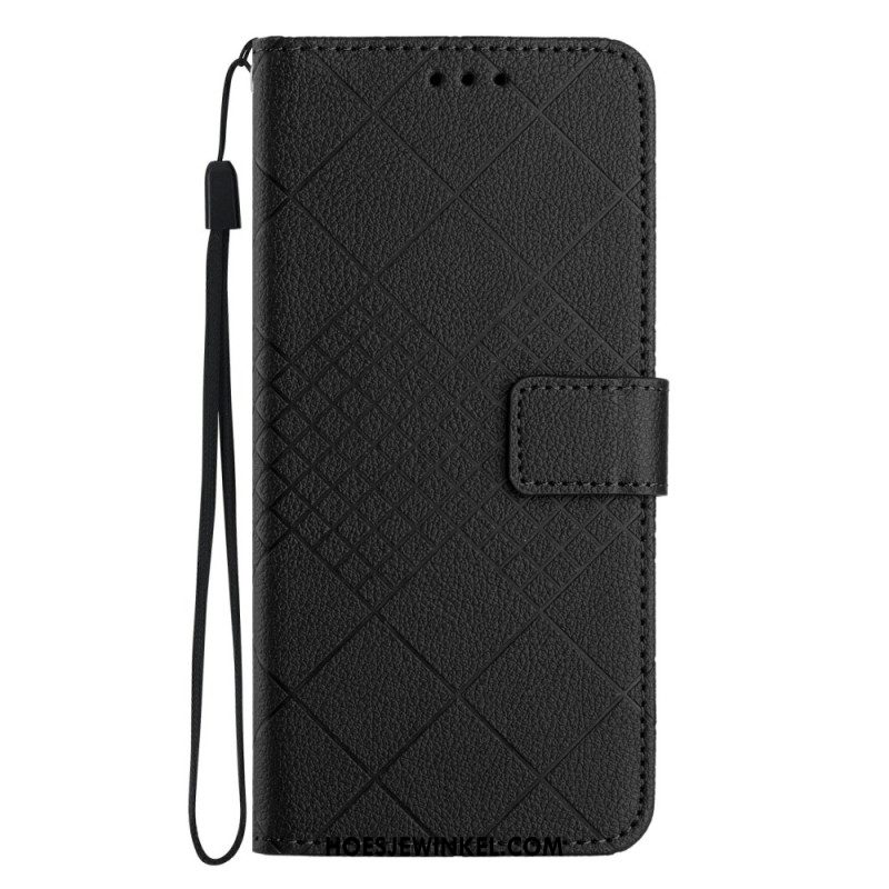 Leren Hoesje Xiaomi 15 Ultra Diamantpatroon