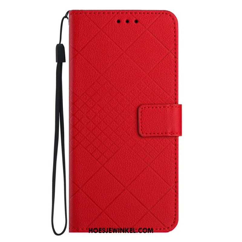 Leren Hoesje Xiaomi 15 Ultra Diamantpatroon