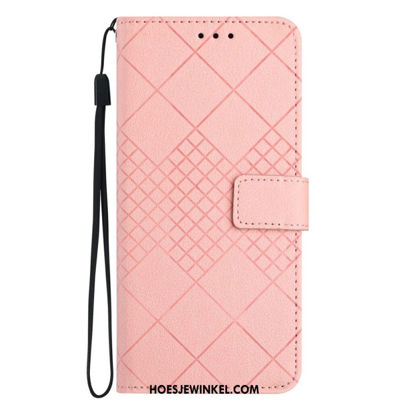 Leren Hoesje Xiaomi 15 Ultra Diamantpatroon