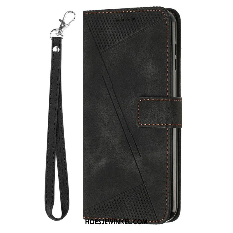 Leren Hoesje Xiaomi 15 Ultra Geometrische Lijnenband