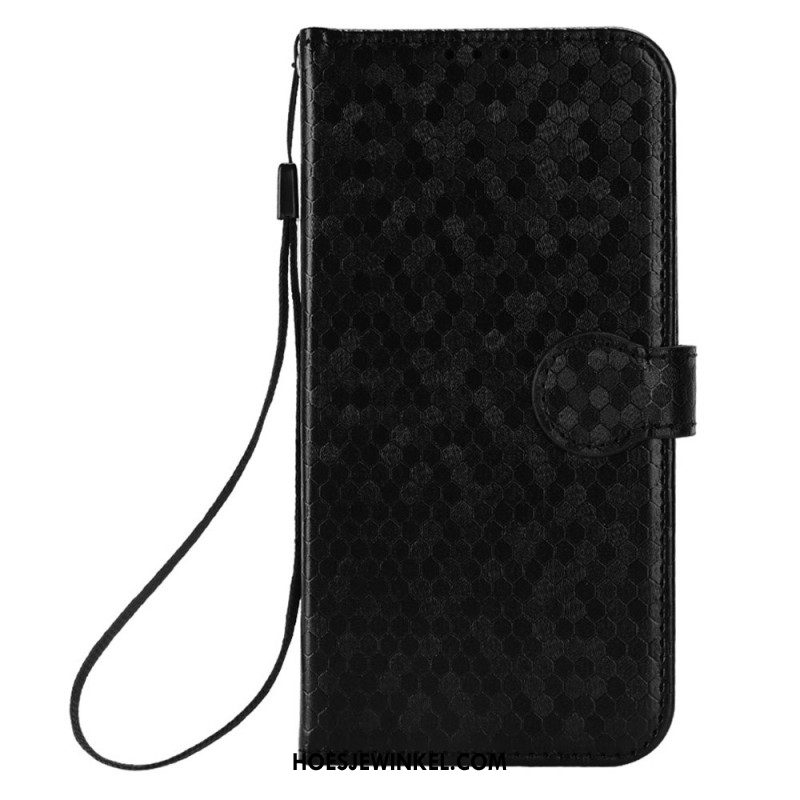 Leren Hoesje Xiaomi 15 Ultra Glitterstippen Bescherming Hoesje