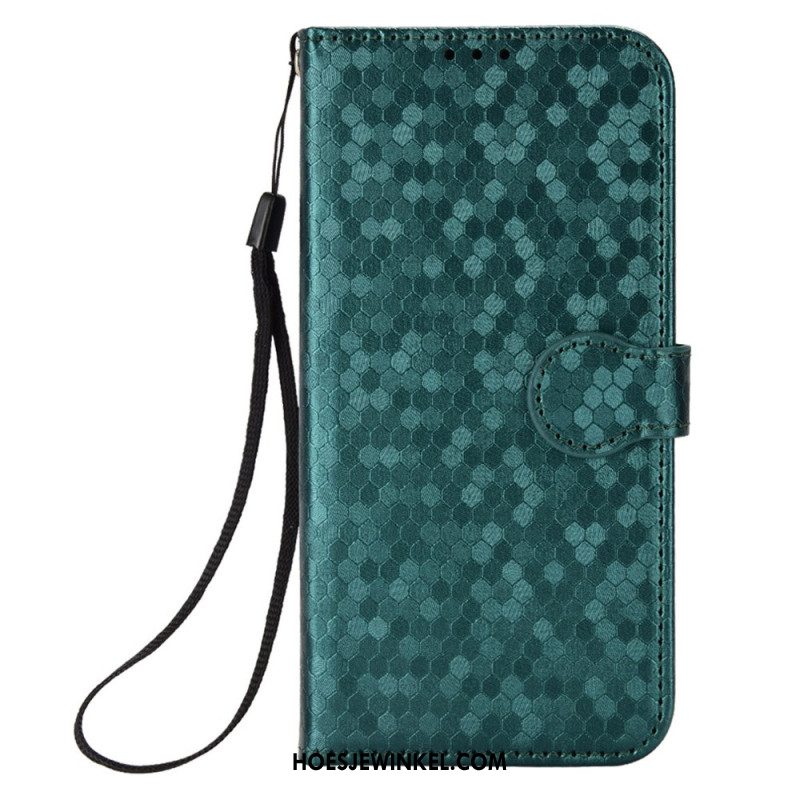 Leren Hoesje Xiaomi 15 Ultra Glitterstippen Bescherming Hoesje