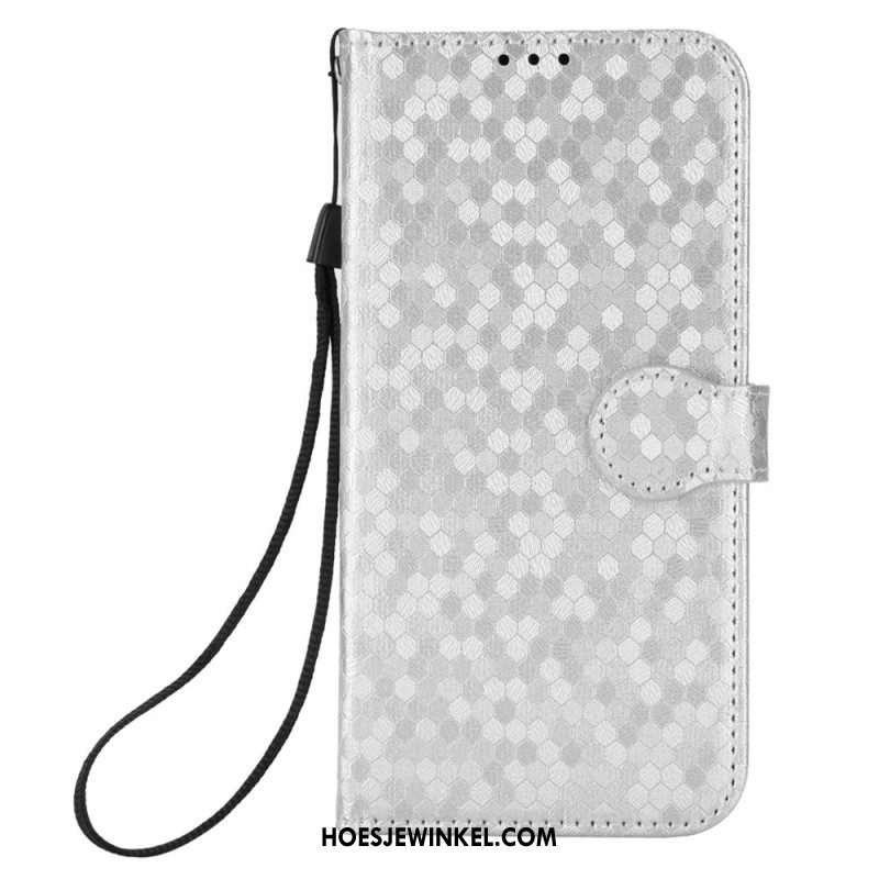 Leren Hoesje Xiaomi 15 Ultra Glitterstippen Bescherming Hoesje