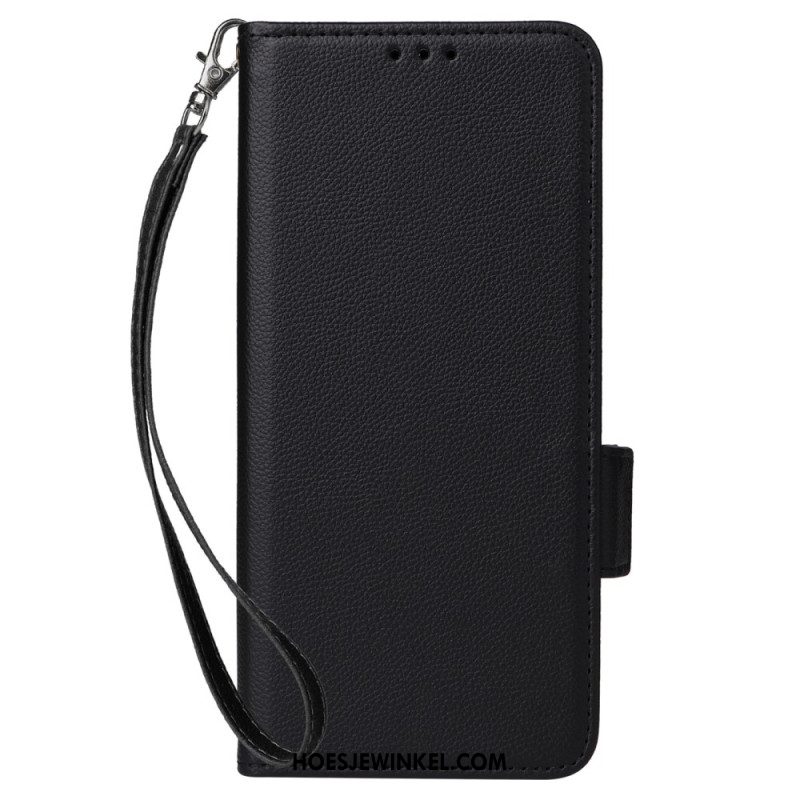 Leren Hoesje Xiaomi 15t Kunstleer Met Band Bescherming Hoesje