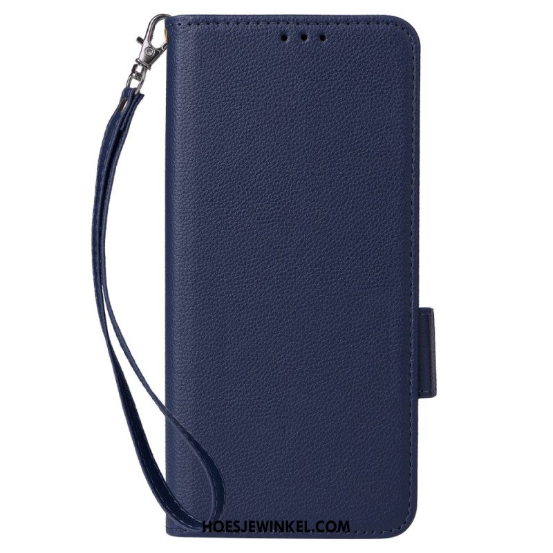 Leren Hoesje Xiaomi 15t Kunstleer Met Band Bescherming Hoesje