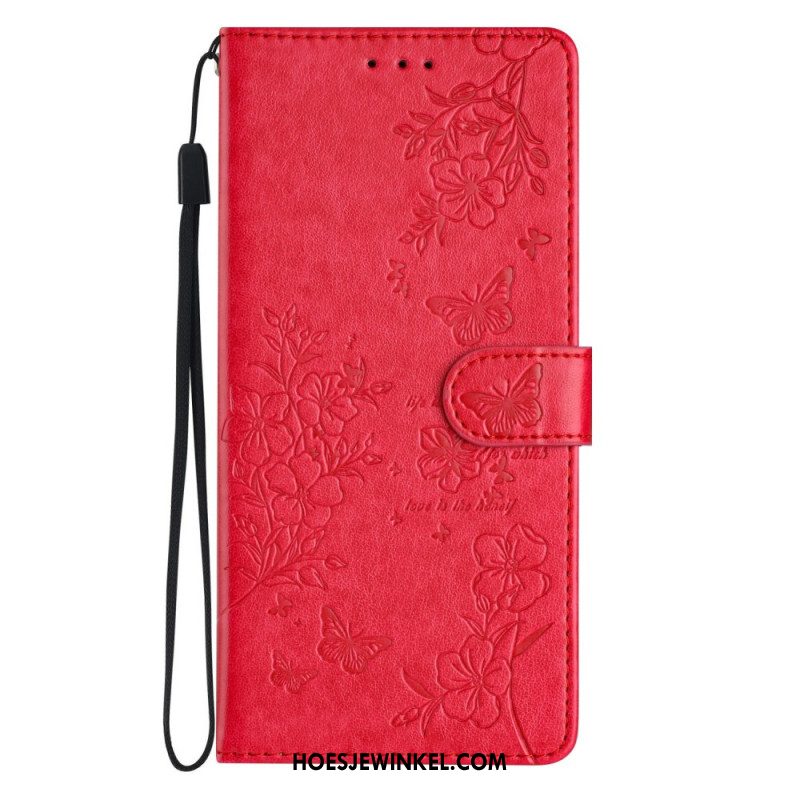 Leren Hoesje Xiaomi 15t Pro Bloemenpatroon Bescherming Hoesje
