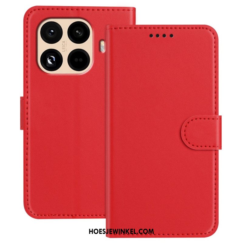 Leren Hoesje Xiaomi 15t Pro Couture Portemonnee