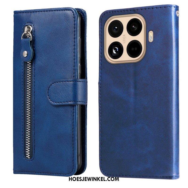 Leren Hoesje Xiaomi 15t Pro Etui Met Rits