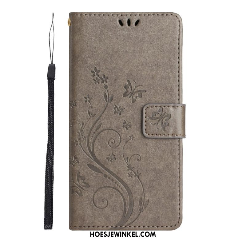 Leren Hoesje Xiaomi 15t Pro Kleine Bloemen Bescherming Hoesje