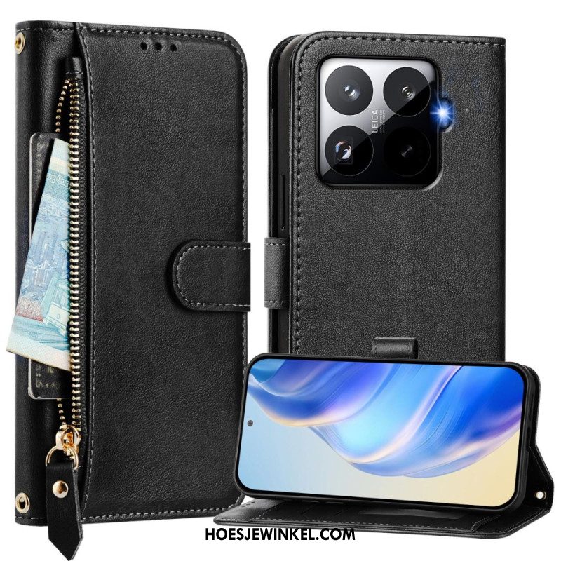 Leren Hoesje Xiaomi 15t Pro Portemonnee