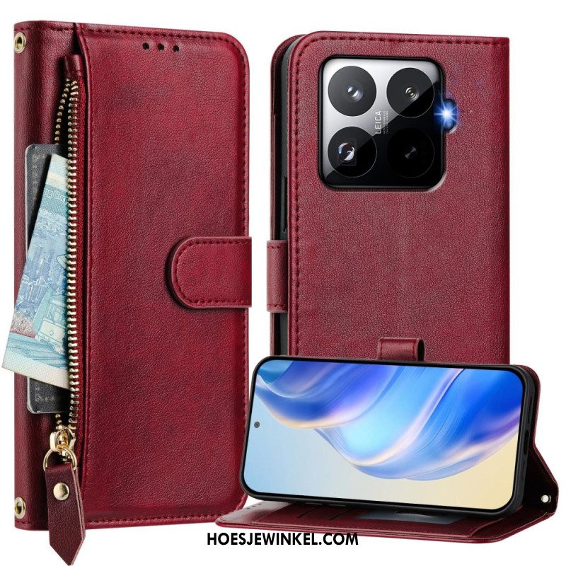 Leren Hoesje Xiaomi 15t Pro Portemonnee