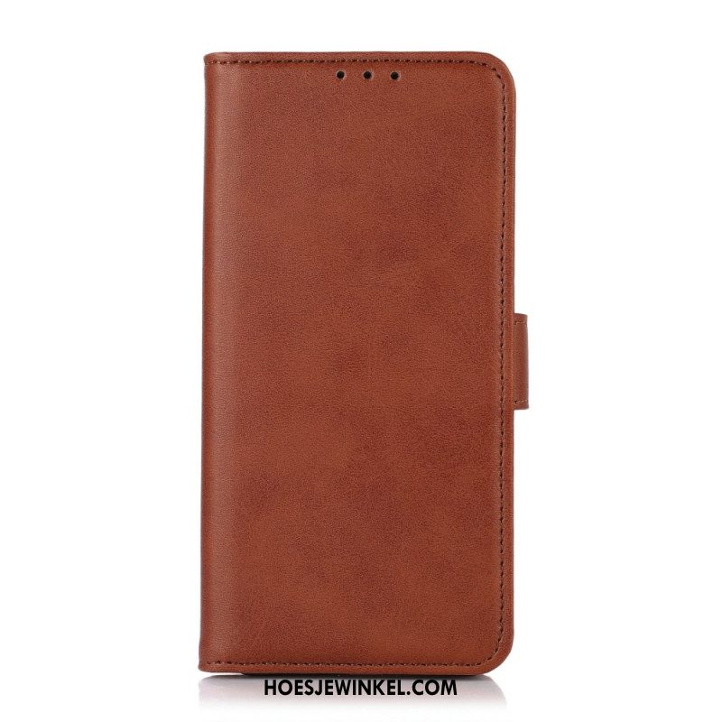 Leren Hoesje Xiaomi 15t Pro Portemonnee Met Effect Leer Bescherming Hoesje