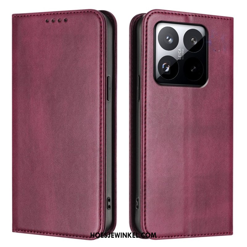 Leren Hoesje Xiaomi 15t Vintage Portemonnee