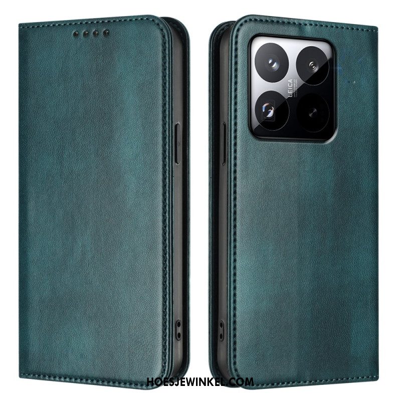 Leren Hoesje Xiaomi 15t Vintage Portemonnee