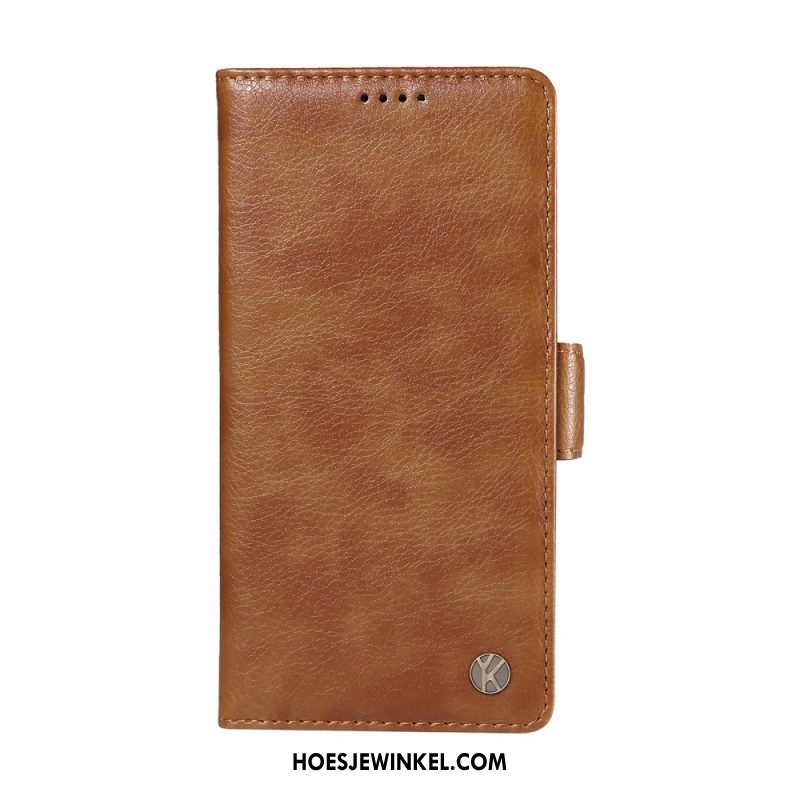 Leren Hoesje Xiaomi 15t Vintage Yikatu