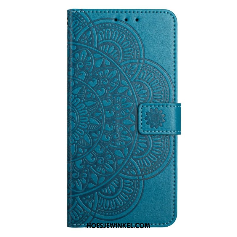 Leren Hoesje Xiaomi 17 Mandala-gravure Bescherming Hoesje