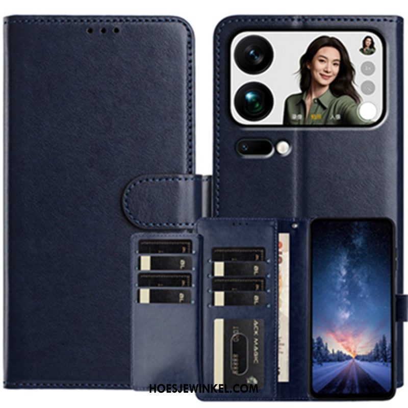 Leren Hoesje Xiaomi 17 Pro Max 8 Kaarthouders Bescherming Hoesje