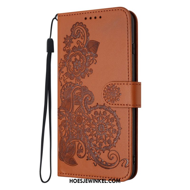 Leren Hoesje Xiaomi 17 Pro Max Kanten Mandala Bescherming Hoesje