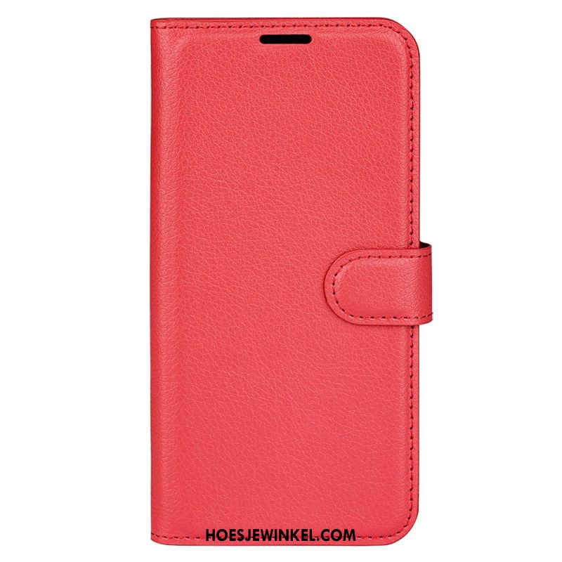 Leren Hoesje Xiaomi 17 Pro Max Kunstleer (lychee-look)