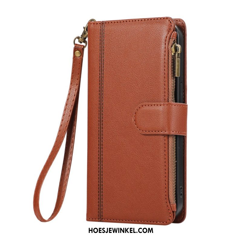 Leren Hoesje Xiaomi 17 Pro Portemonnee Met Riem