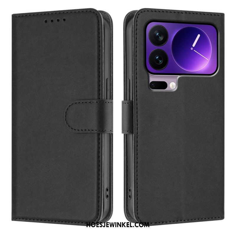 Leren Hoesje Xiaomi 17 Pro Verstelbare Standaard Bescherming Hoesje