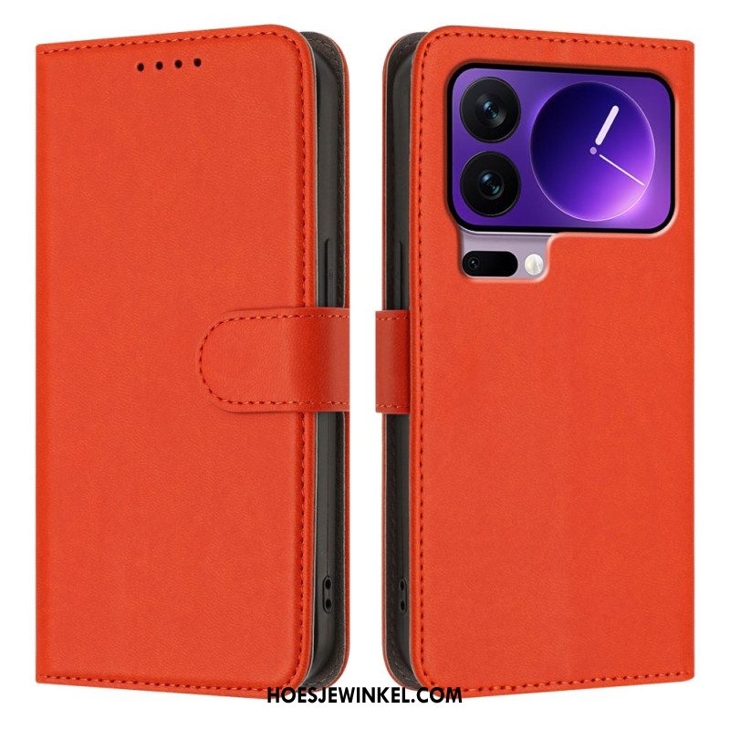 Leren Hoesje Xiaomi 17 Pro Verstelbare Standaard Bescherming Hoesje