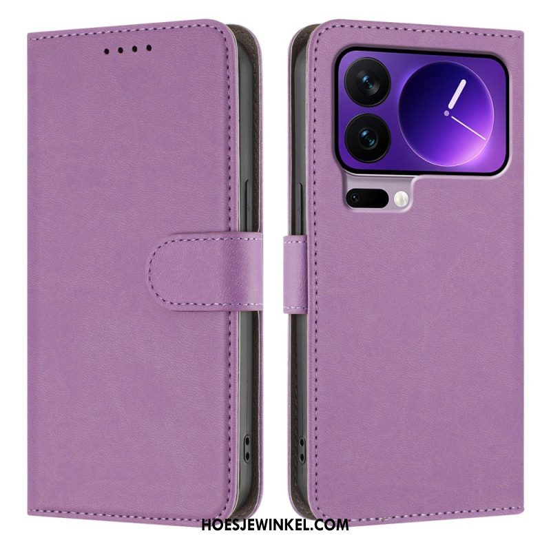 Leren Hoesje Xiaomi 17 Pro Verstelbare Standaard Bescherming Hoesje