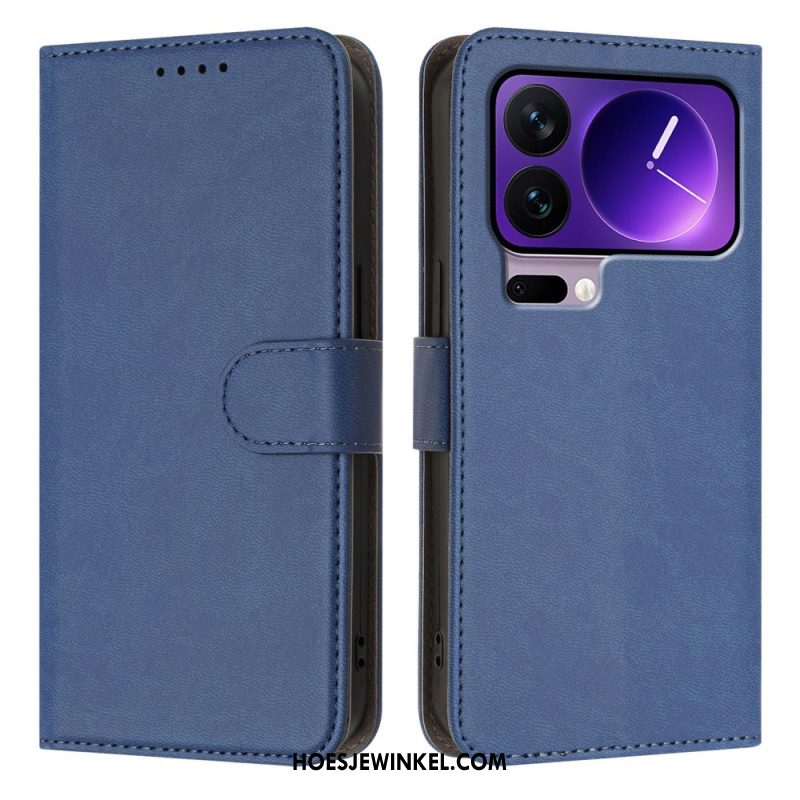 Leren Hoesje Xiaomi 17 Pro Verstelbare Standaard Bescherming Hoesje