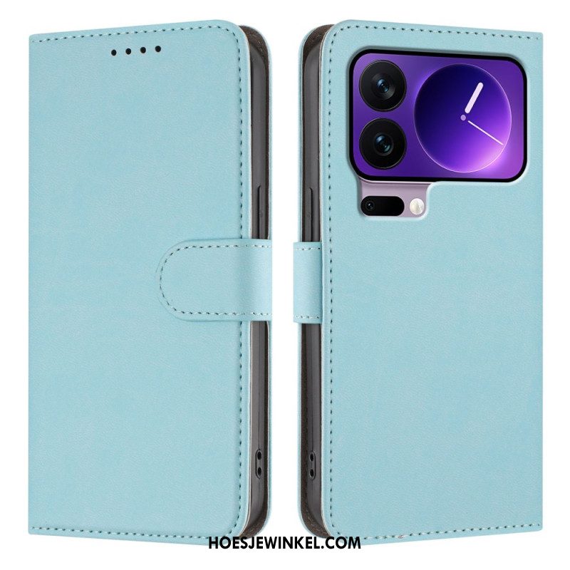 Leren Hoesje Xiaomi 17 Pro Verstelbare Standaard Bescherming Hoesje