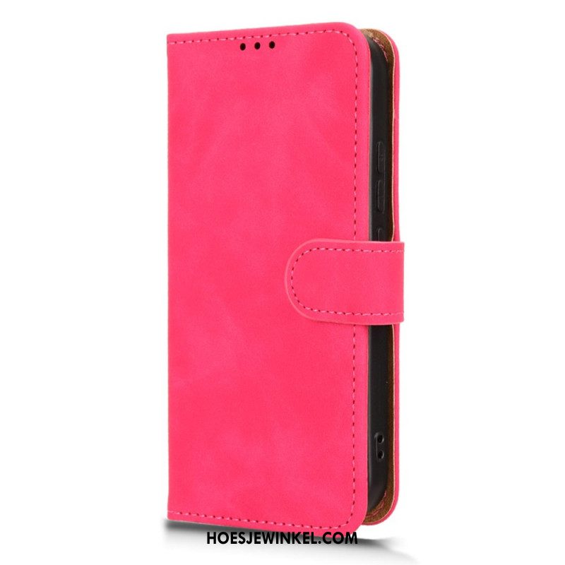Leren Hoesje Xiaomi 17 Suède-effect Bescherming Hoesje