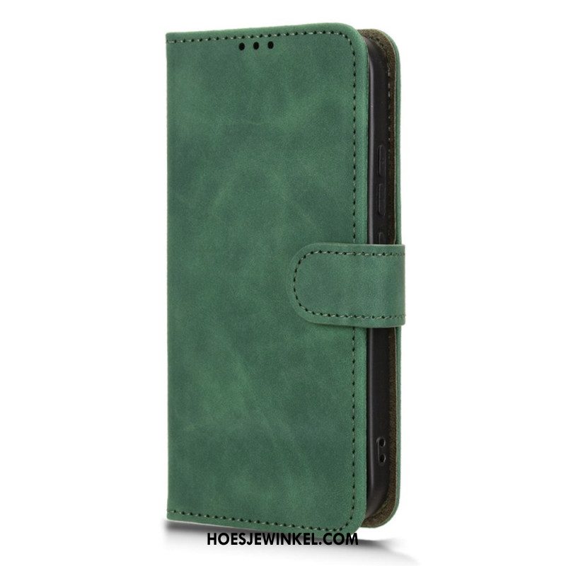 Leren Hoesje Xiaomi 17 Suède-effect Bescherming Hoesje