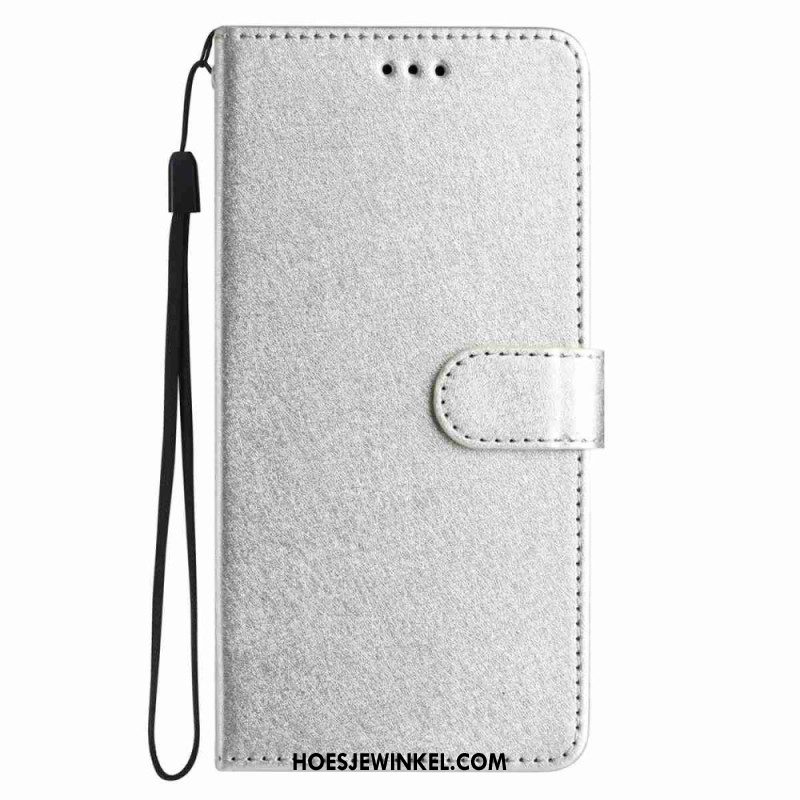 Leren Hoesje Xiaomi 17 Zijdetextuur