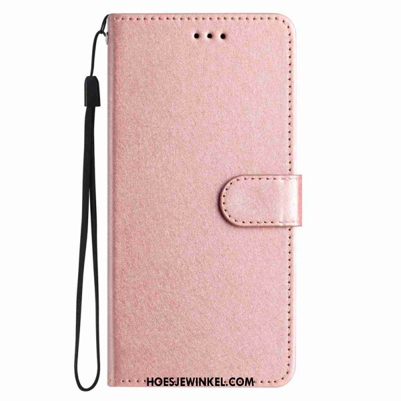 Leren Hoesje Xiaomi 17 Zijdetextuur