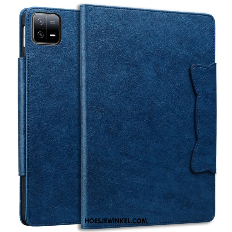 Leren Hoesje Xiaomi Pad 7 / 7 Pro Kattensluiting Bescherming Hoesje