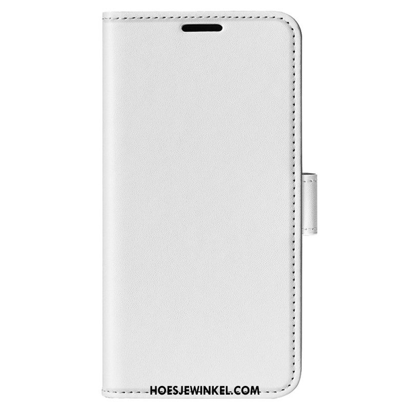 Leren Hoesje Xiaomi Redmi Note 13 4g Vintage Textuur Bescherming Hoesje