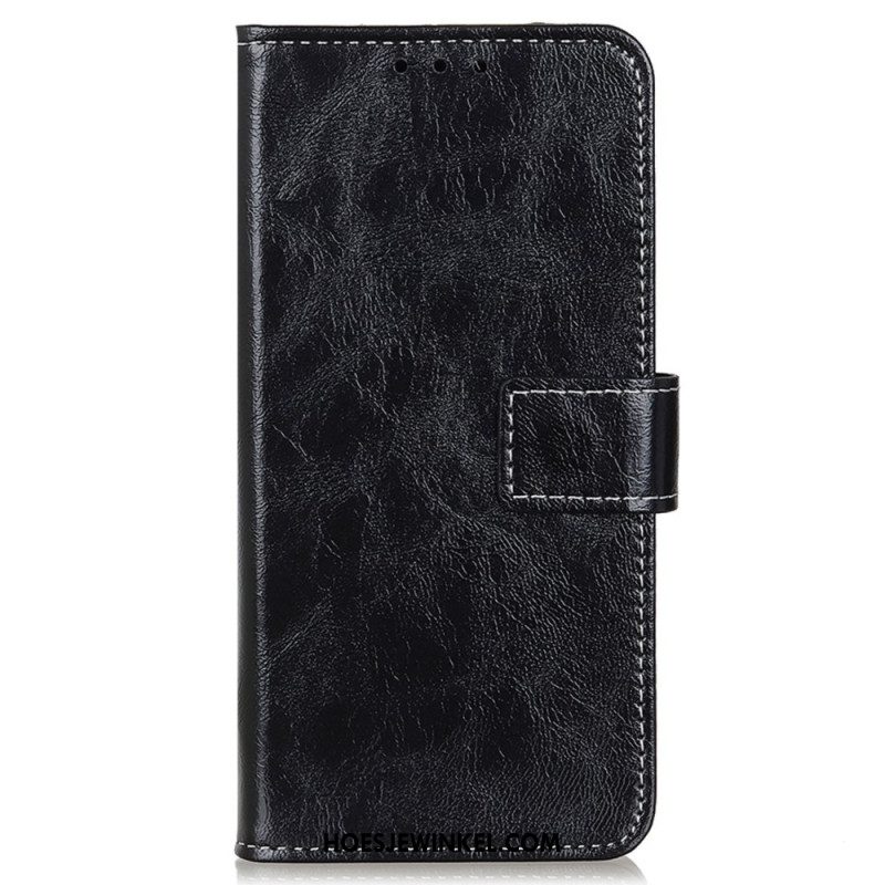 Leren Hoesje Xiaomi Redmi Note 13 Pro 4g Glanzend Kunstleer Bescherming Hoesje